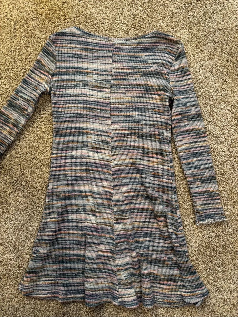 OSHKOSH B’GOSH space dye ribbed knit dress. Size 8.